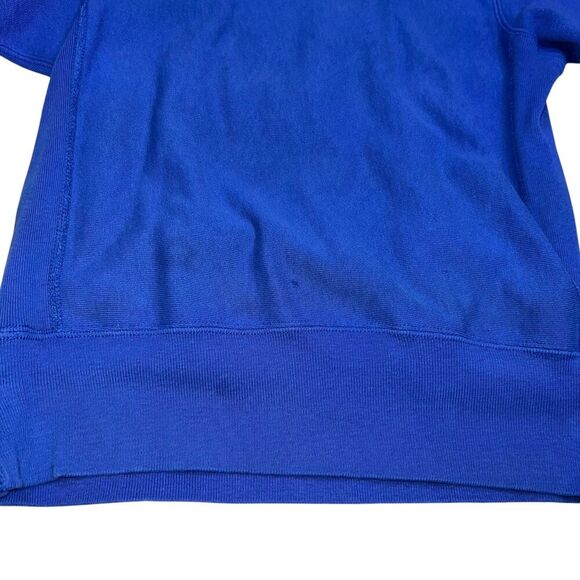 Vintage Champion Reverse Weave Warmup Sweatshirt Size Small Blue Pullover - Picture 3 of 10